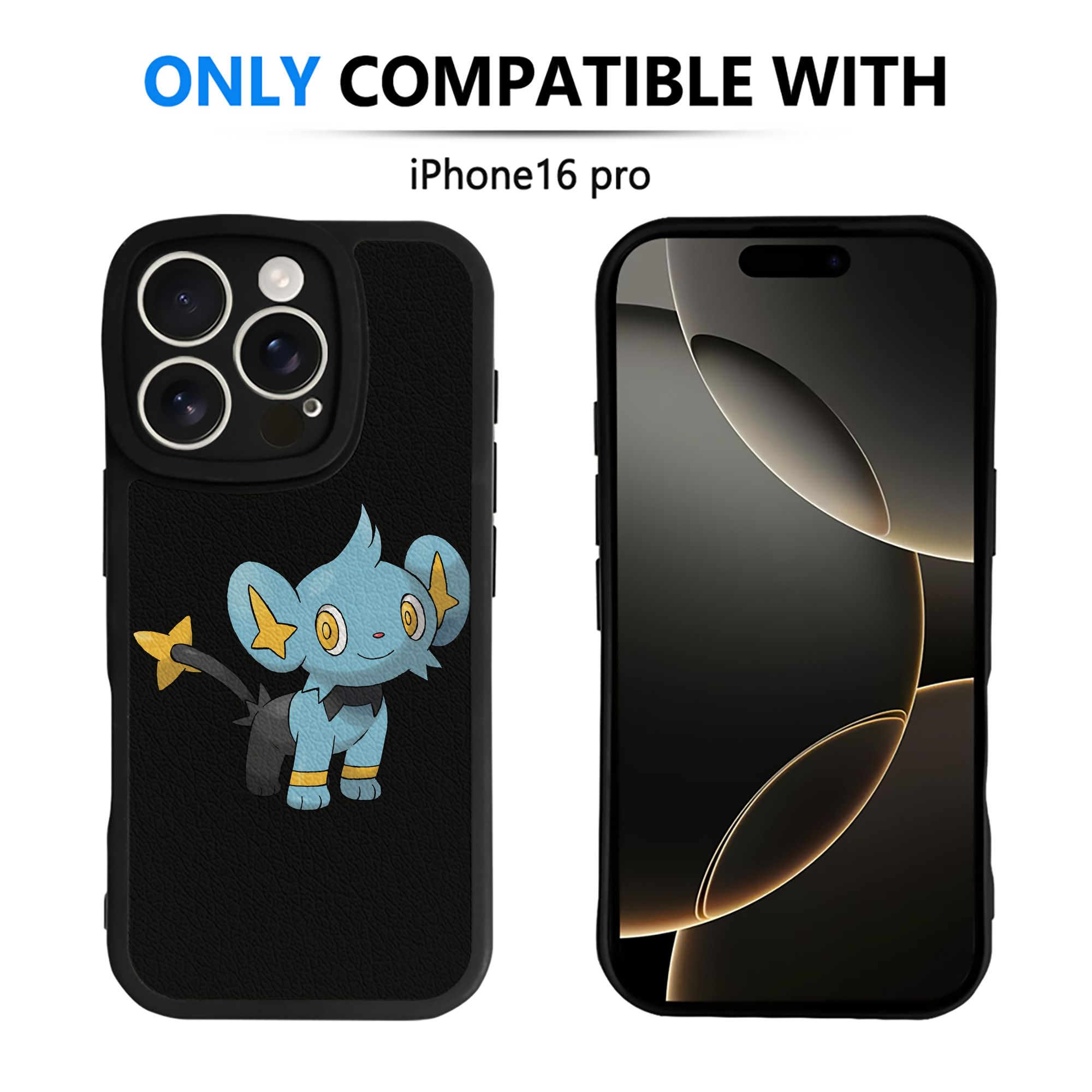 （画像用） ポケットモンスター Pokémon 【iPhone 16シリーズ対応】シリコンスマホケース（レザー調） 材質：シリコン